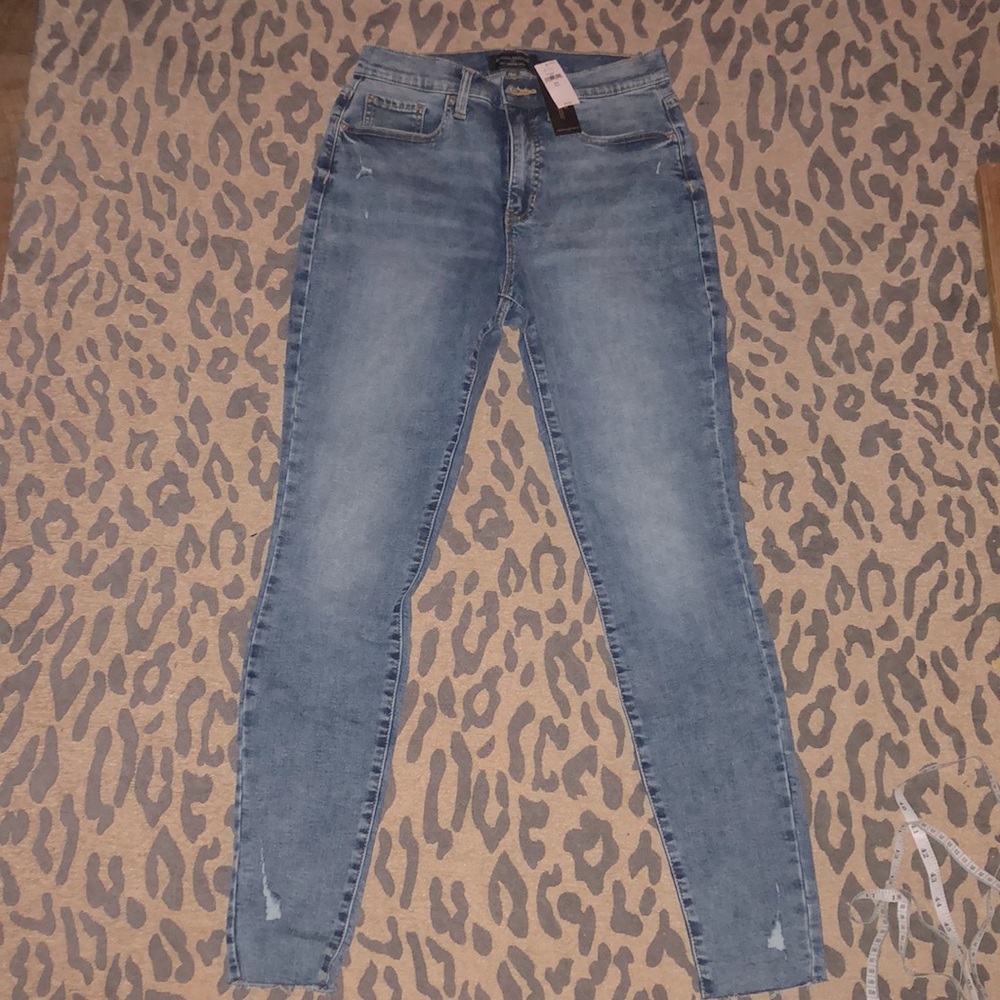 NWT Womens Banana Republic Curvy High Rise Skinny Jeans size 28/6 Tall